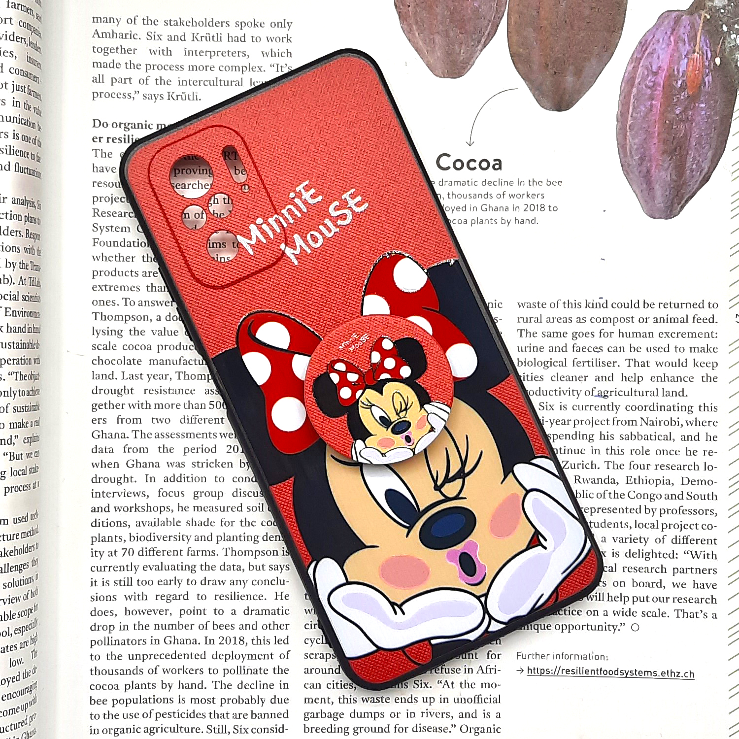 کاور لاین کینگ مدل Mini مناسب برای گوشی موبایل شیائومی Redmi Note10/10S به همراه پایه نگهدارنده