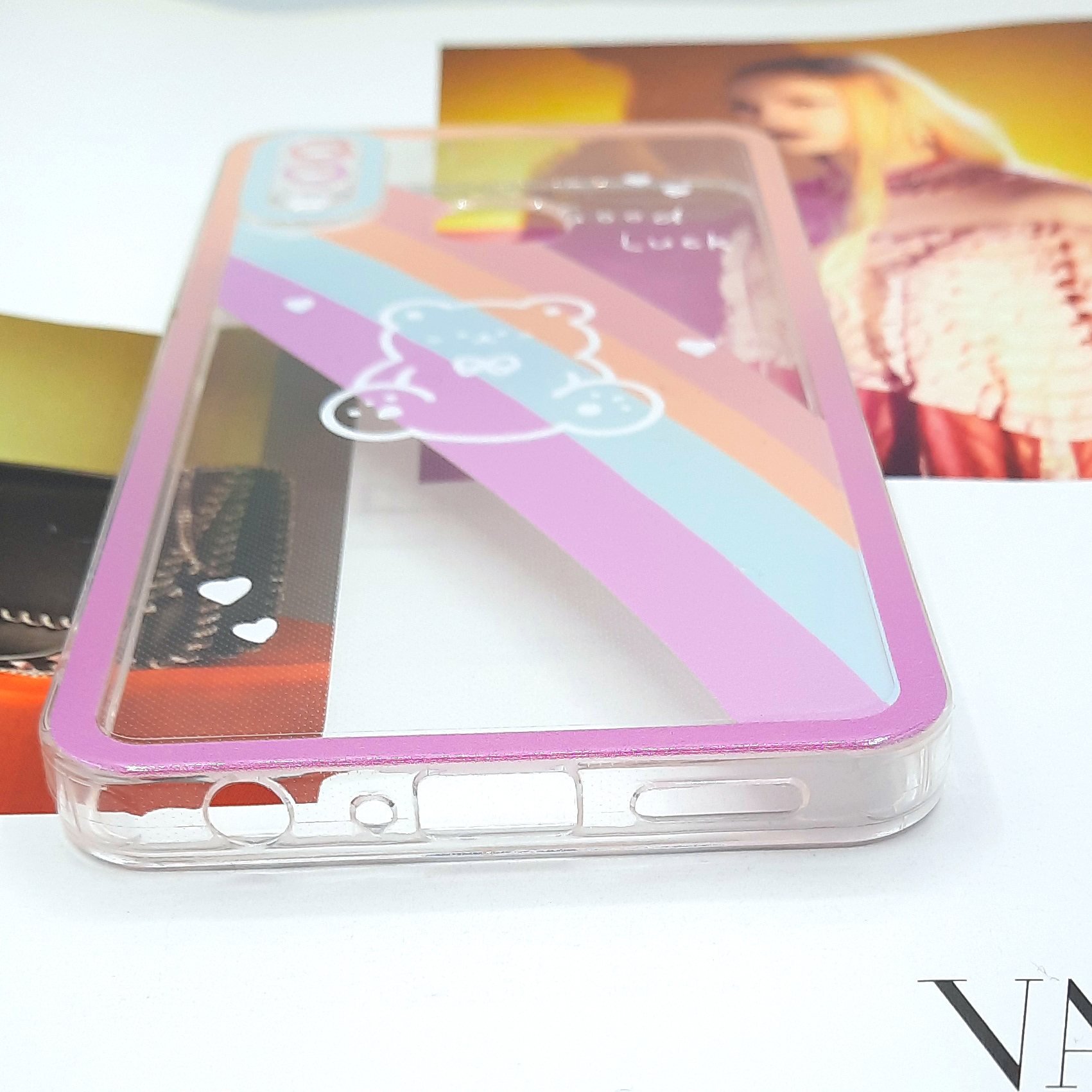 کاور لاین کینگ مدل خرس رنگین کمانی مناسب برای گوشی موبایل  سامسونگ Galaxy A32 4G