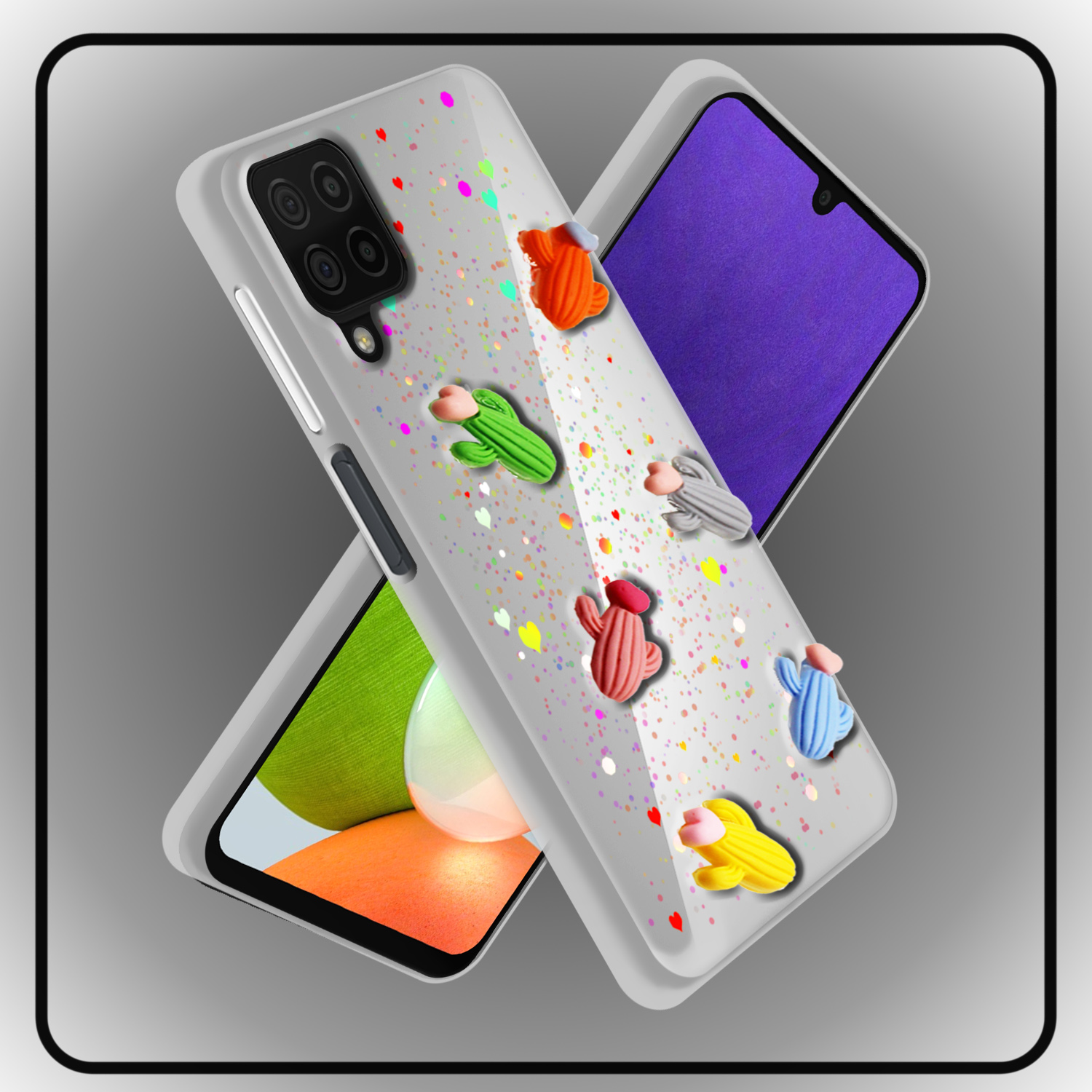 کاور لاین کینگ مدل kaktoosghalbdar مناسب برای گوشی موبایل سامسونگ Galaxy A22 4G