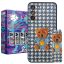 کاور لاین کینگ مدل پارچه ای 3D مناسب برای گوشی موبایل سامسونگ GALAXY S21 FE به همراه پایه نگهدارنده