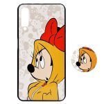 کاور مدل میکی موس مناسب برای گوشی موبایل سامسونگ Galaxy A7 2018 / A750 به همراه پاپ سوکت