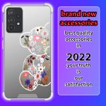 کاور لاین کینگ مدل آینه ایی نشکن طرح خرس مناسب برای گوشی موبایل سامسونگ Galaxy A23 4G