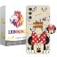 کاور لاین کینگ مدل مینی موس SL PAPIUN RED مناسب برای گوشی موبایل سامسونگ Galaxy A03s به همراه پایه نگهدارنده