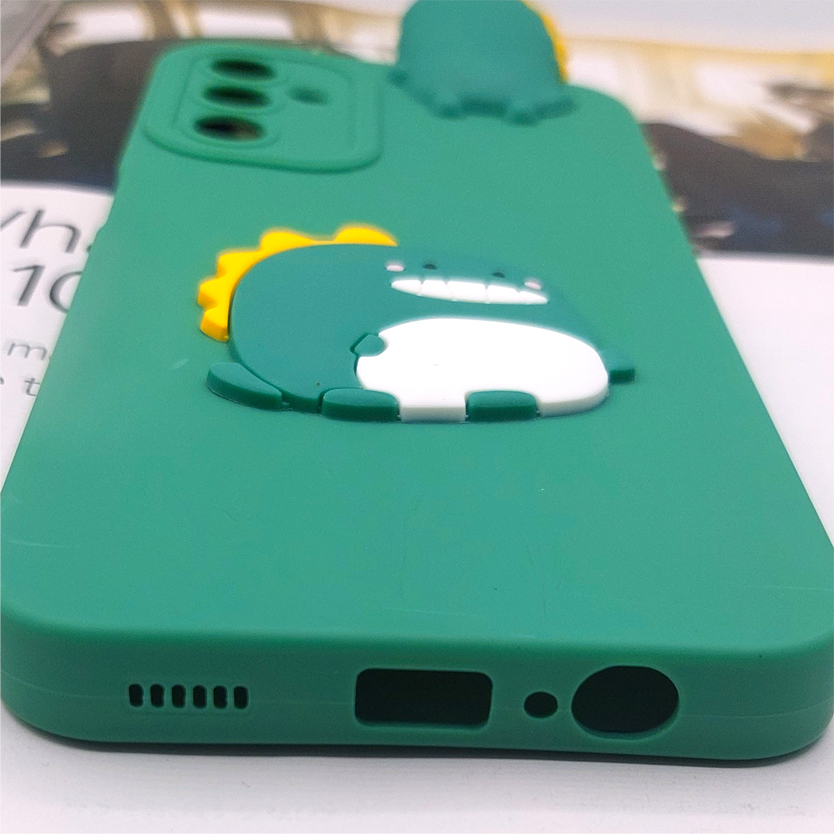 کاور طرح دایناسورAFF مناسب برای گوشی موبایل اپل IPhone 13 pro Max به همراه بند آویز