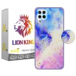 کاور لاین کینگ مدل Kahkeshaniha مناسب برای گوشی موبایل سامسونگ Galaxy A22 4G  به همراه پایه نگهدارنده