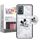 کاور لاین کینگ مدل K Mickep مناسب برای گوشی موبایل سامسونگ Galaxy A31 به همراه پایه نگهدارنده
