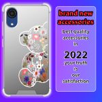 کاور لاین کینگ مدل آینه ایی نشکن طرح خرس مناسب برای گوشی موبایل سامسونگ Galaxy A03 Core