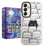 کاور لاین کینگ مدل گربه مناسب برای گوشی موبایل سامسونگ Galaxy A24