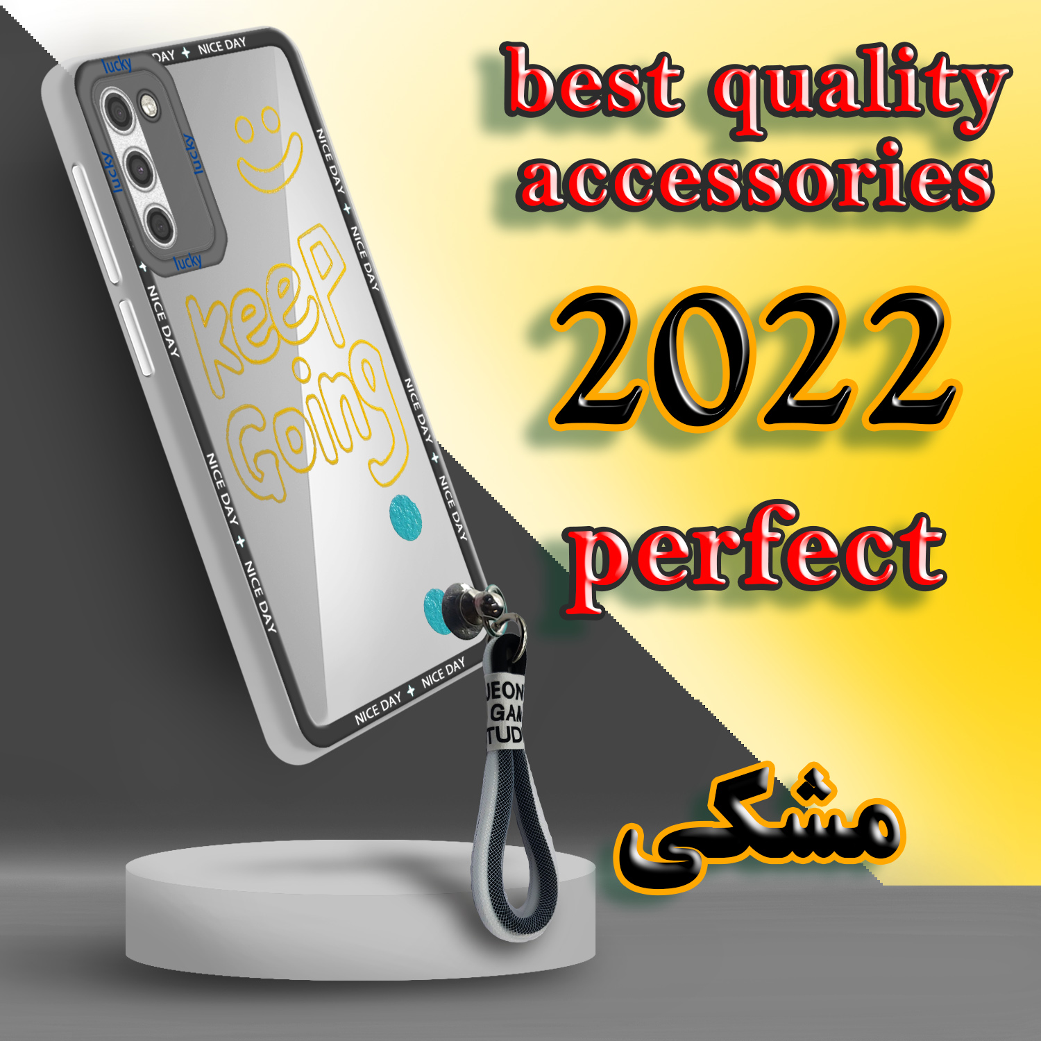 کاور لاین کینگ مدل دخترها میتوانند مناسب برای گوشی موبایل سامسونگ Galaxy A03s به همراه بندآویز