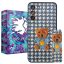 کاور لاین کینگ مدل پارچه ای 3D مناسب برای گوشی موبایل سامسونگ GALAXY S21 FE به همراه پایه نگهدارنده