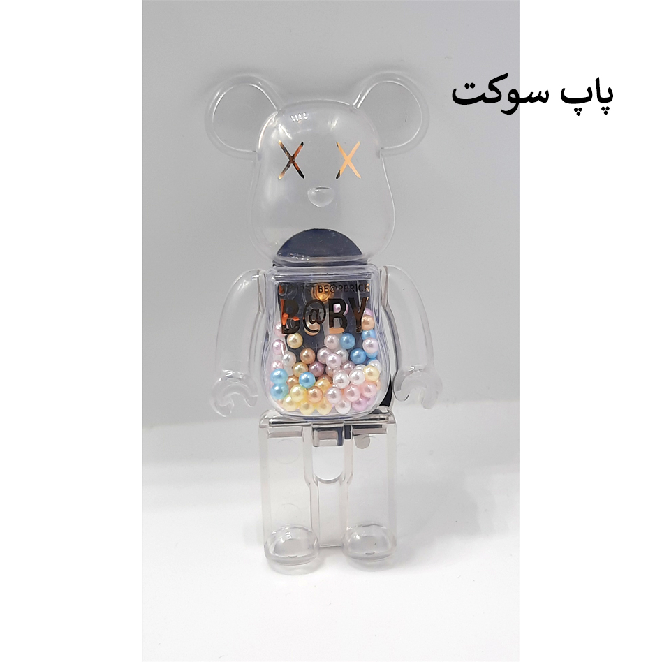 کاور لاین کینگ مدل تدی آکواریومی مناسب برای گوشی موبایل سامسونگ Galaxy A23 4G به همراه پایه نگهدارنده