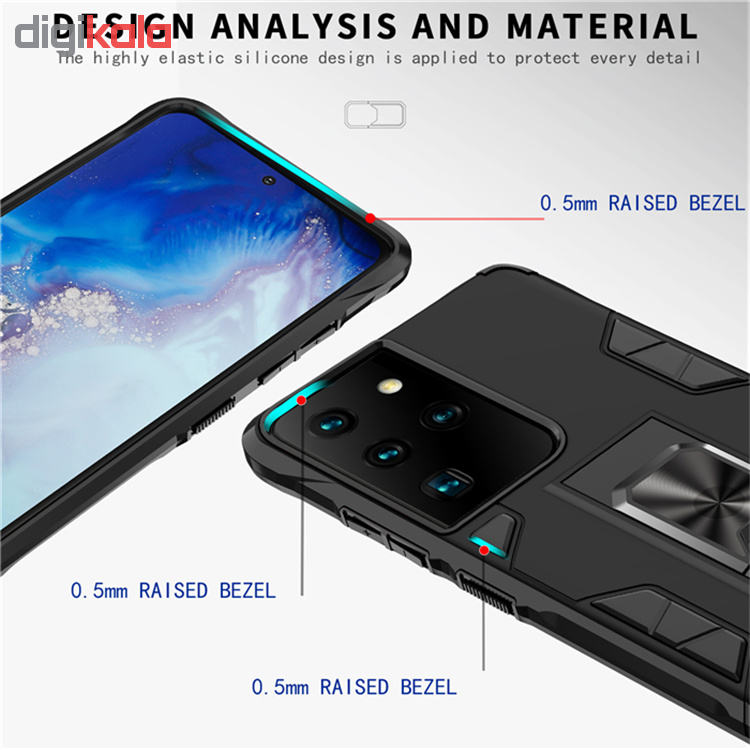 کاور لاین کینگ مدل LOX21 مناسب برای گوشی موبایل سامسونگ Galaxy S21 Ultra