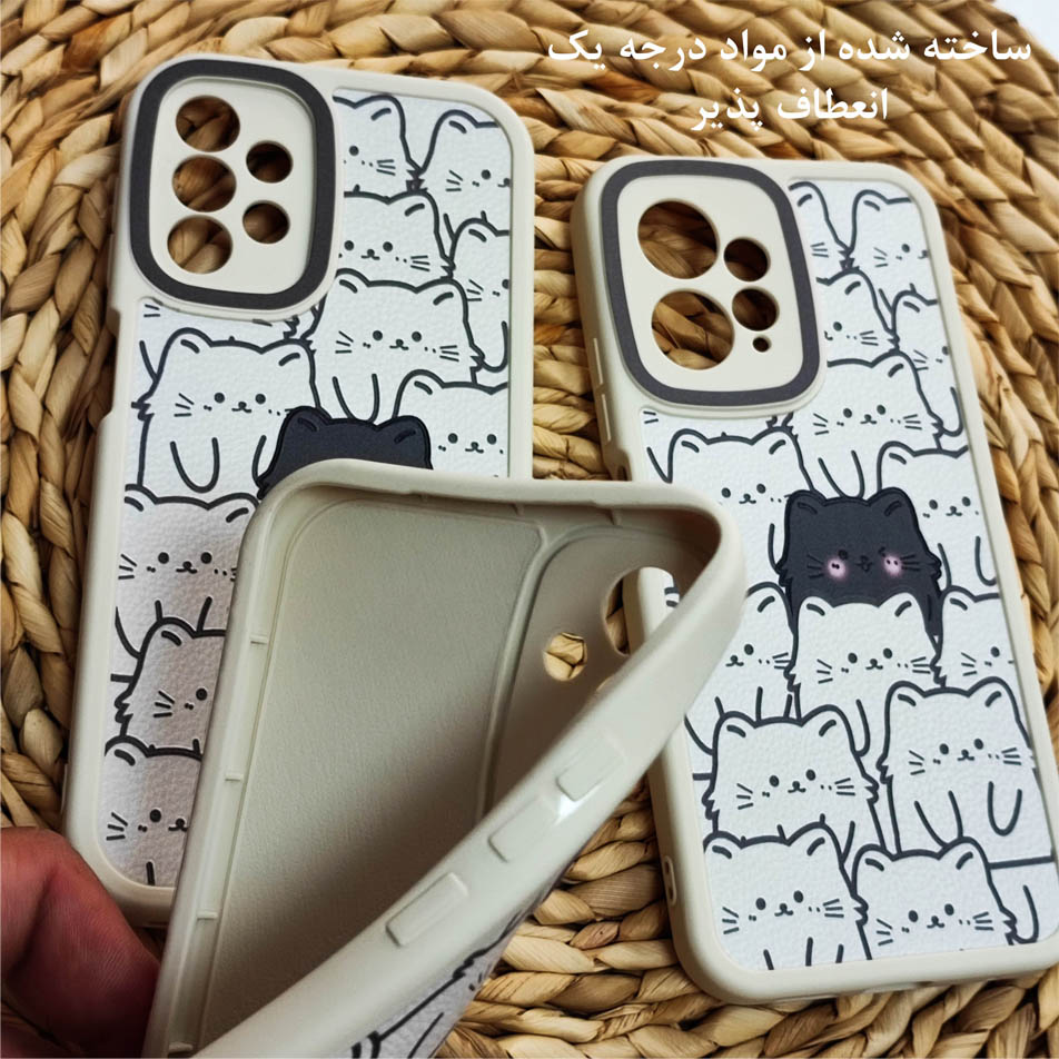 کاور لاین کینگ مدل گربه مناسب برای گوشی موبایل سامسونگ Galaxy A24