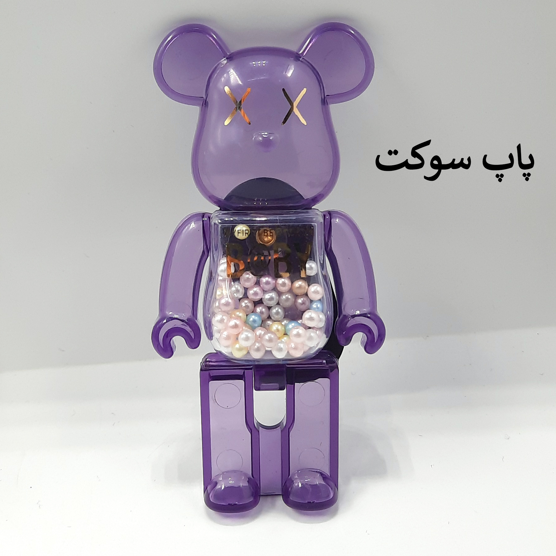 کاور لاین کینگ مدل تدی آکواریومی مناسب برای گوشی موبایل سامسونگ Galaxy A23 4G به همراه پایه نگهدارنده