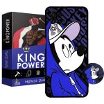 کاور  کینگ پاور مدل mikiblue مناسب برای گوشی موبایل سامسونگ Galaxy A22 4G به همراه پایه نگهدارنده