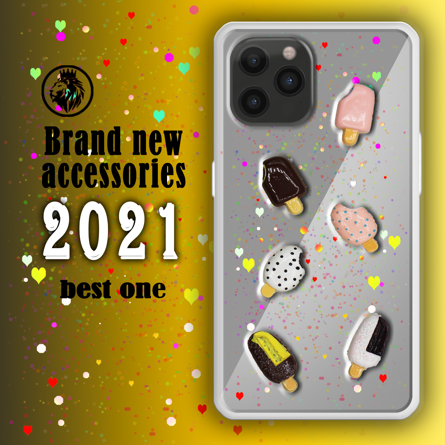 کاور لاین کینگ مدل icecrime مناسب برای گوشی موبایل اپل iPhone 12 Pro Max