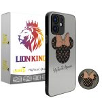کاور لاین کینگ مدل Ayenehmiki مناسب برای گوشی موبایل اپل iPhone 12 به همراه پایه نگهدارنده