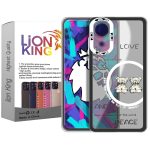 کاور لاین کینگ مدل دو خرسLOVE مناسب برای گوشی موبایل سامسونگ Galaxy A03 Core