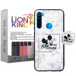 کاور لاین کینگ مدل Mickey2 مناسب برای گوشی موبایل شیائومی Redmi Note8 به همراه پایه نگهدارنده