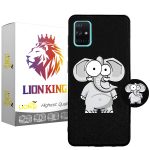 کاور لاین کینگ مدل Fil مناسب برای گوشی موبایل سامسونگ Galaxy A71 به همراه پایه نگهدارنده