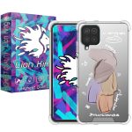 کاور لاین کینگ مدل آینه ایی نشکن طرح گواش مناسب برای گوشی موبایل سامسونگ Galaxy A12