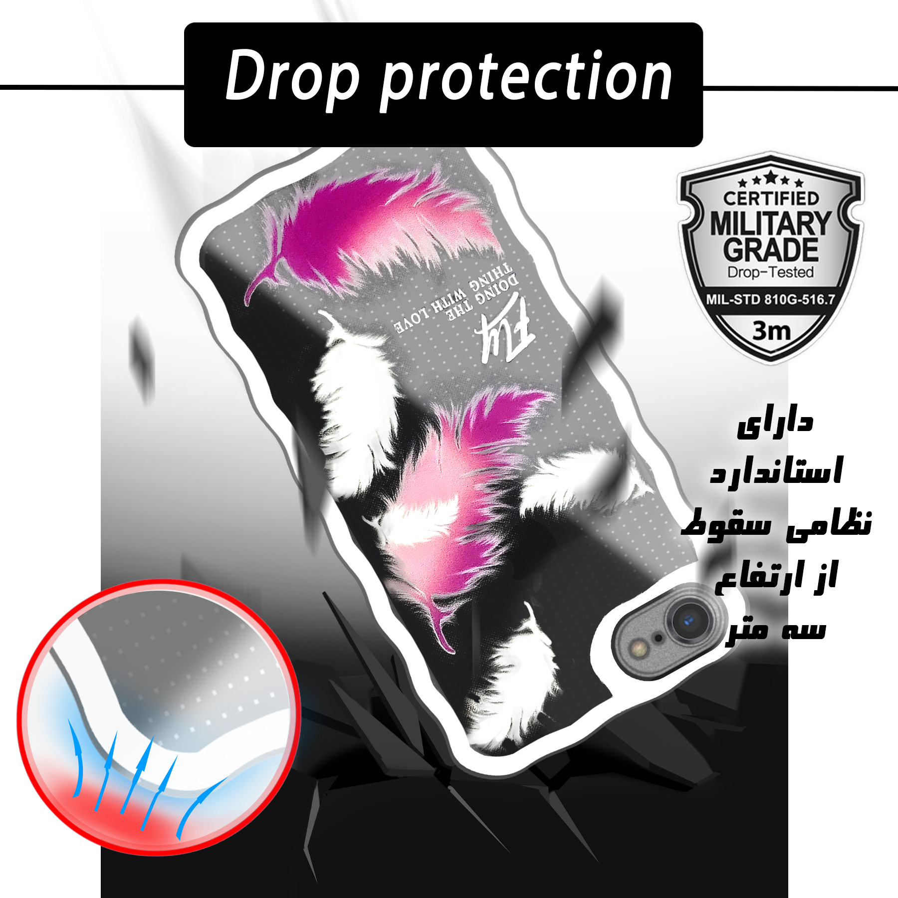 کاور کینگ پاور مدل پر مناسب برای گوشی موبایل  اپل iPhone 7/8