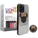 کاور لاین کینگ مدل Ayenehmikiمناسب برای گوشی موبایل اپل iPhone 11 Pro max به همراه پایه نگهدارنده