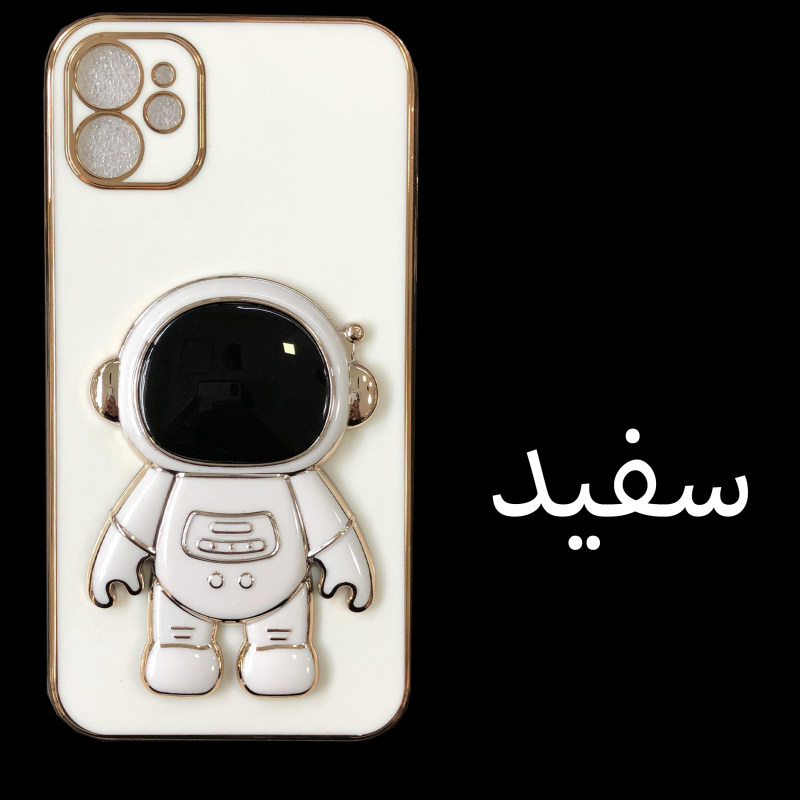 کاور لاین کینگ مدل فضانورد جذاب مناسب برای گوشی موبایل اپل iPhone 7/8 به همراه پایه نگهدارنده