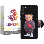 کاور لاین کینگ مدل  FILOU BEAR مناسب برای گوشی موبایل سامسونگ Galaxy A03s به همراه پایه نگهدارنده