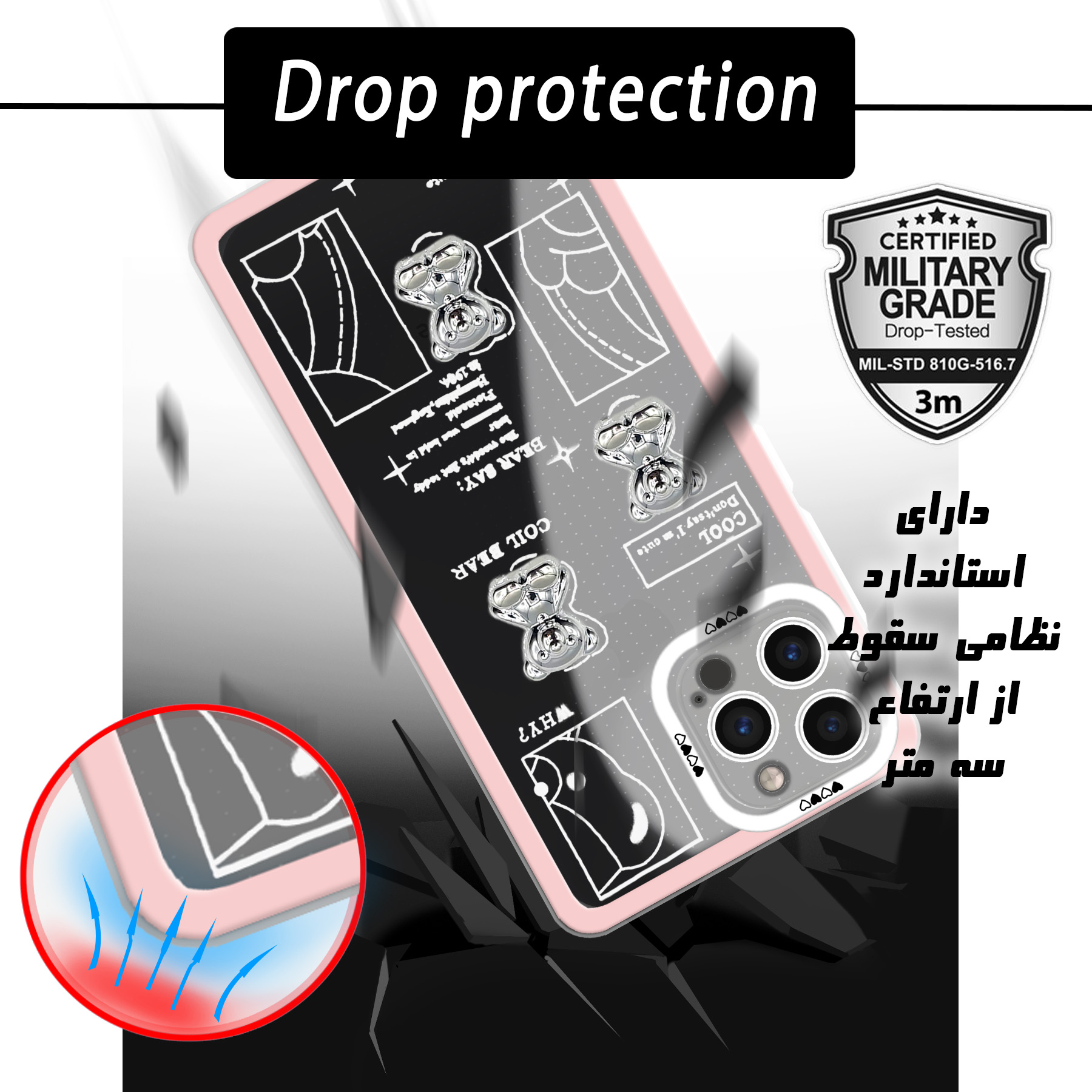 کاور لاین کینگ مدل Biخرس مناسب برای گوشی موبایل اپل IPhone 13 pro Max