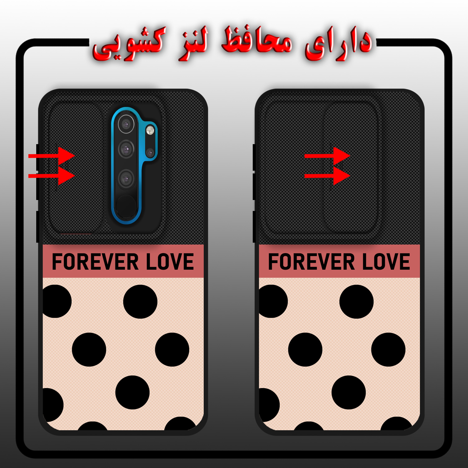 کاور کینگ پاور مدل FOREVER LOVE مناسب برای گوشی موبایل شیائومی Redmi Note 8 Pro به همراه پایه نگهدارنده