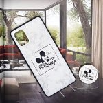 کاور لاین کینگ مدل Mickey2 مناسب برای گوشی موبایل سامسونگ Galaxy A51 به همراه پایه نگهدارنده