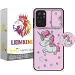 کاور لاین کینگ مدل uniparandeh J2 مناسب برای گوشی موبایل شیائومی Redmi Note10/10S به همراه پایه نگهدارنده