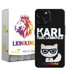کاور لاین کینگ مدل گربه 3D مناسب برای گوشی موبایل اپل IPhone 13 pro Max