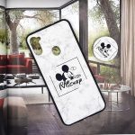 کاور لاین کینگ مدل Mickey2 مناسب برای گوشی موبایل سامسونگ Galaxy A11 به همراه پایه نگهدارنده