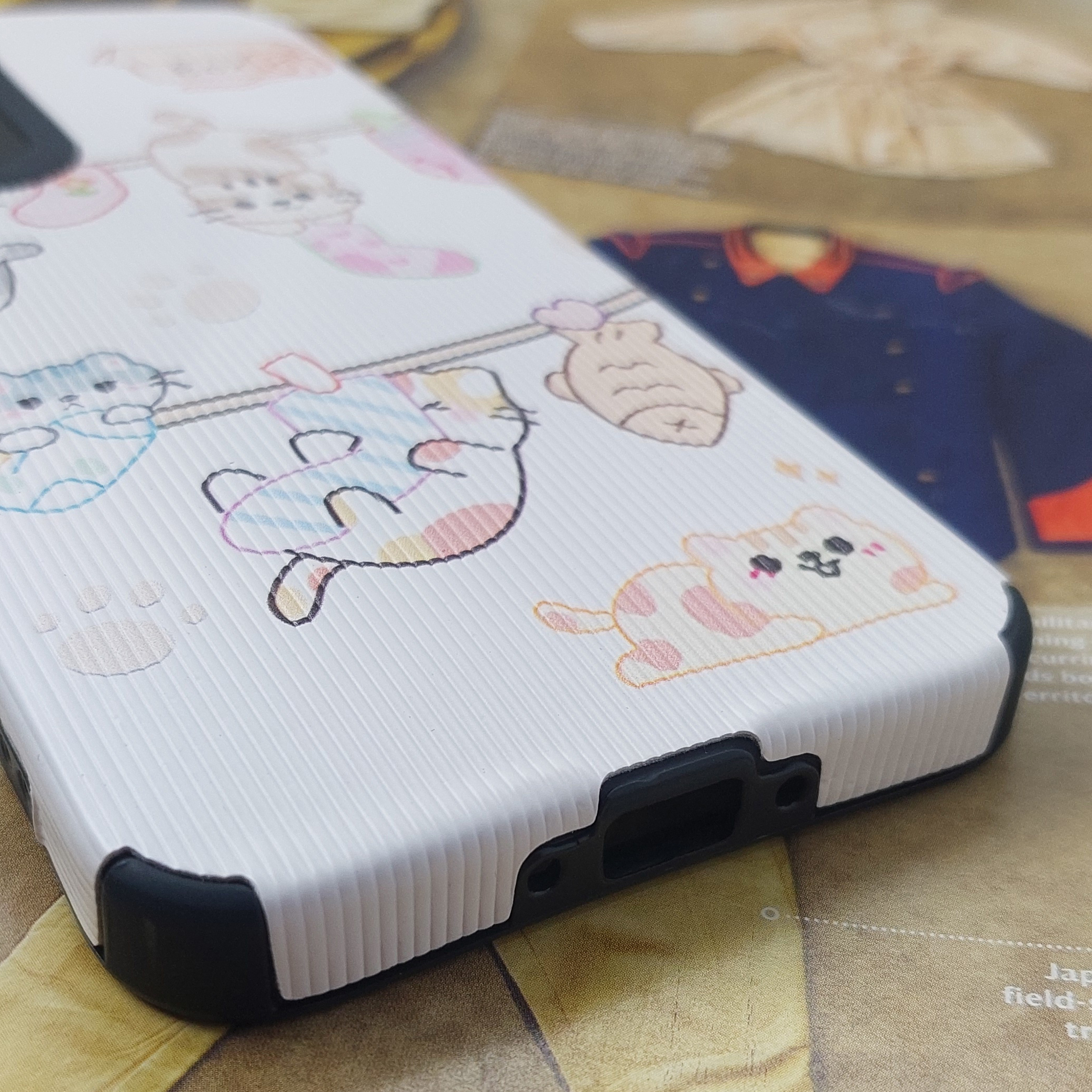 کاور لاین کینگ مدل گربه و جوراب مناسب برای گوشی موبایل شیائومی Redmi Note 12 Pro 4G