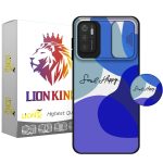 کاور لاین کینگ مدل loveHappy J2 مناسب برای گوشی موبایل شیائومی Poco M3 Pro به همراه پایه نگهدارنده