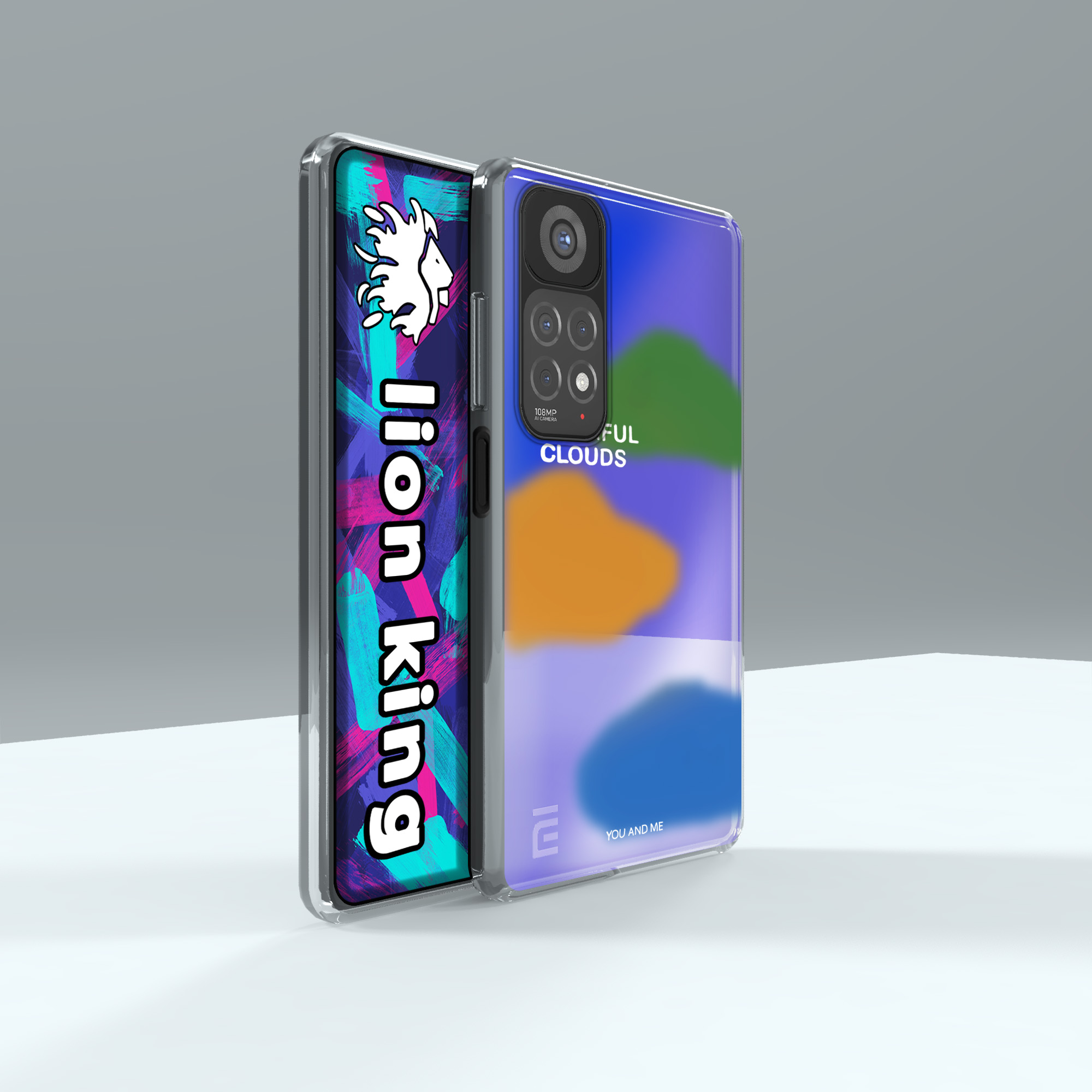 کاور لاین کینگ مدل هولوگرامی مناسب برای گوشی موبایل شیائومی Redmi Note 11 Global / Note 11S