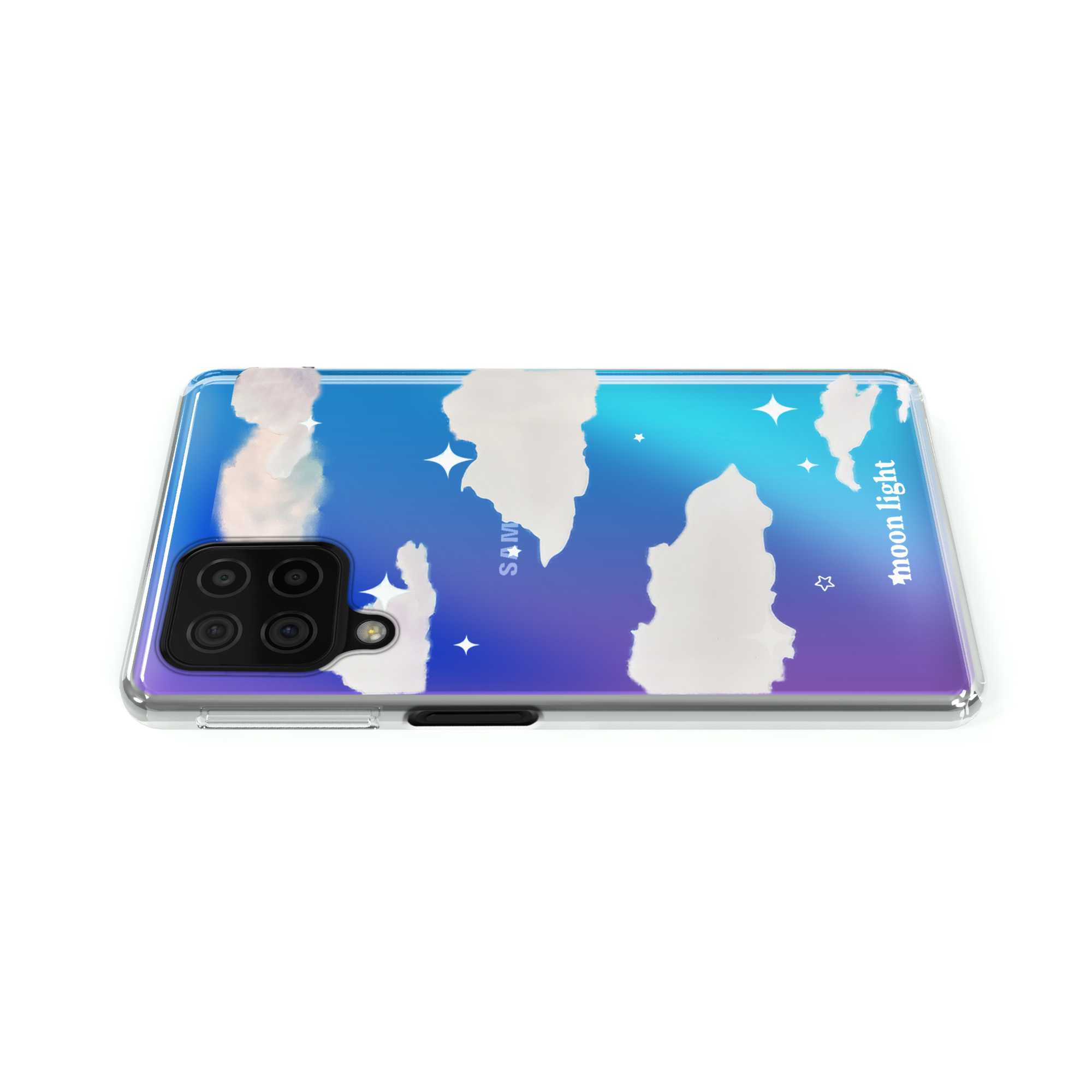 کاور لاین کینگ مدل هولوگرامی Cloud مناسب برای گوشی موبایل سامسونگ Galaxy A12
