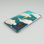 کاور لاین کینگ مدل هولوگرامی ابر وماه مناسب برای گوشی موبایل سامسونگ Galaxy A32 4G