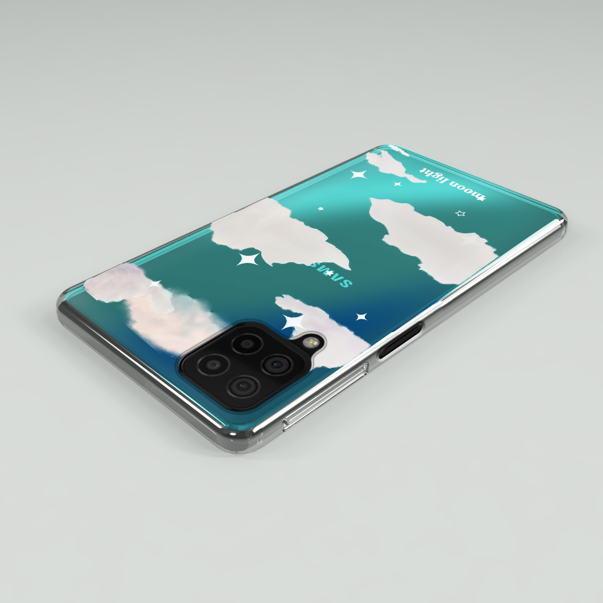 کاور لاین کینگ مدل هولوگرامی Cloud مناسب برای گوشی موبایل سامسونگ Galaxy A12