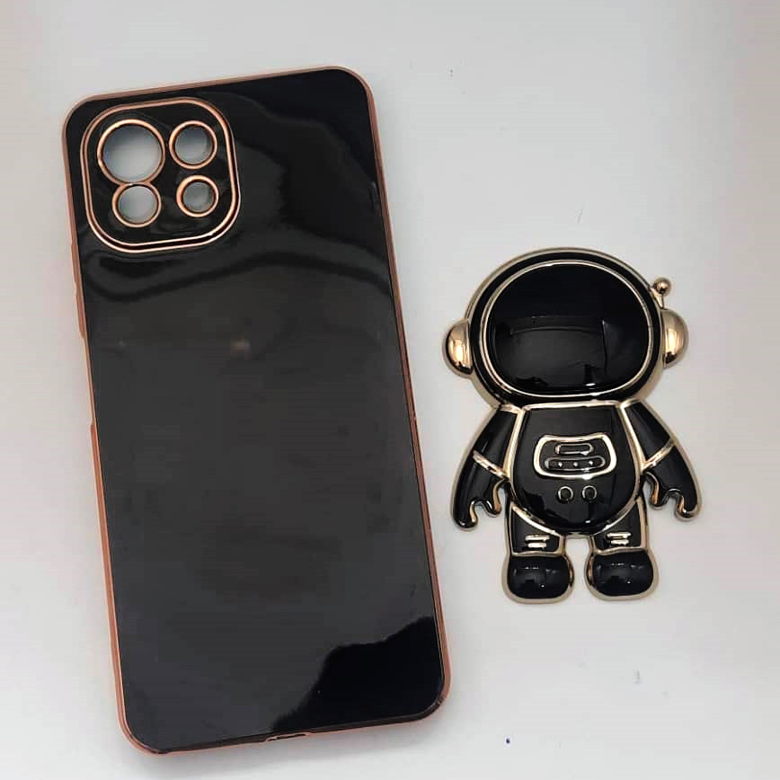 کاور لاین کینگ مدل فضانورد جذاب مناسب برای گوشی موبایل اپل iPhone 7/8 به همراه پایه نگهدارنده