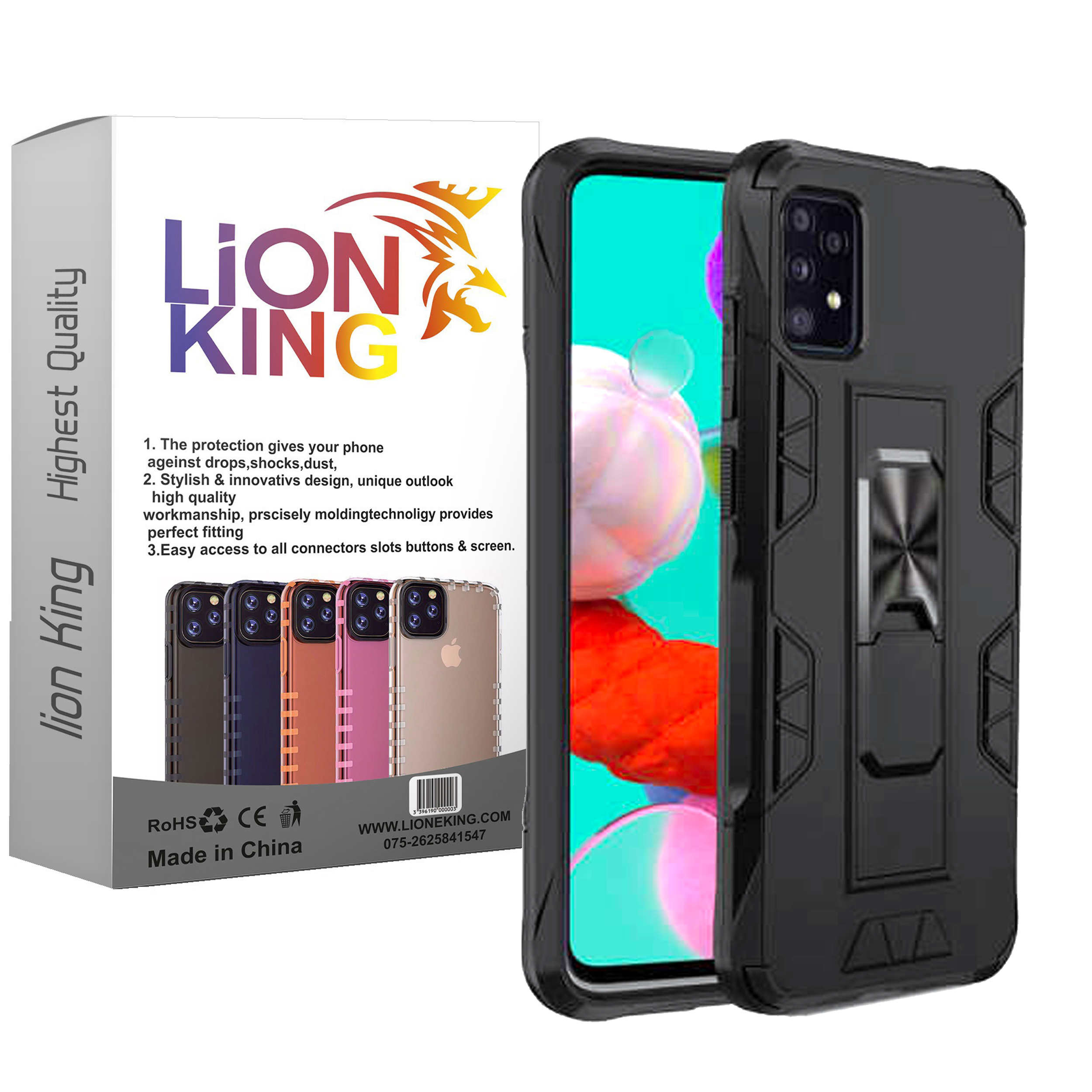 کاور لاین کینگ مدل LOX21 مناسب برای گوشی موبایل سامسونگ Galaxy A72
