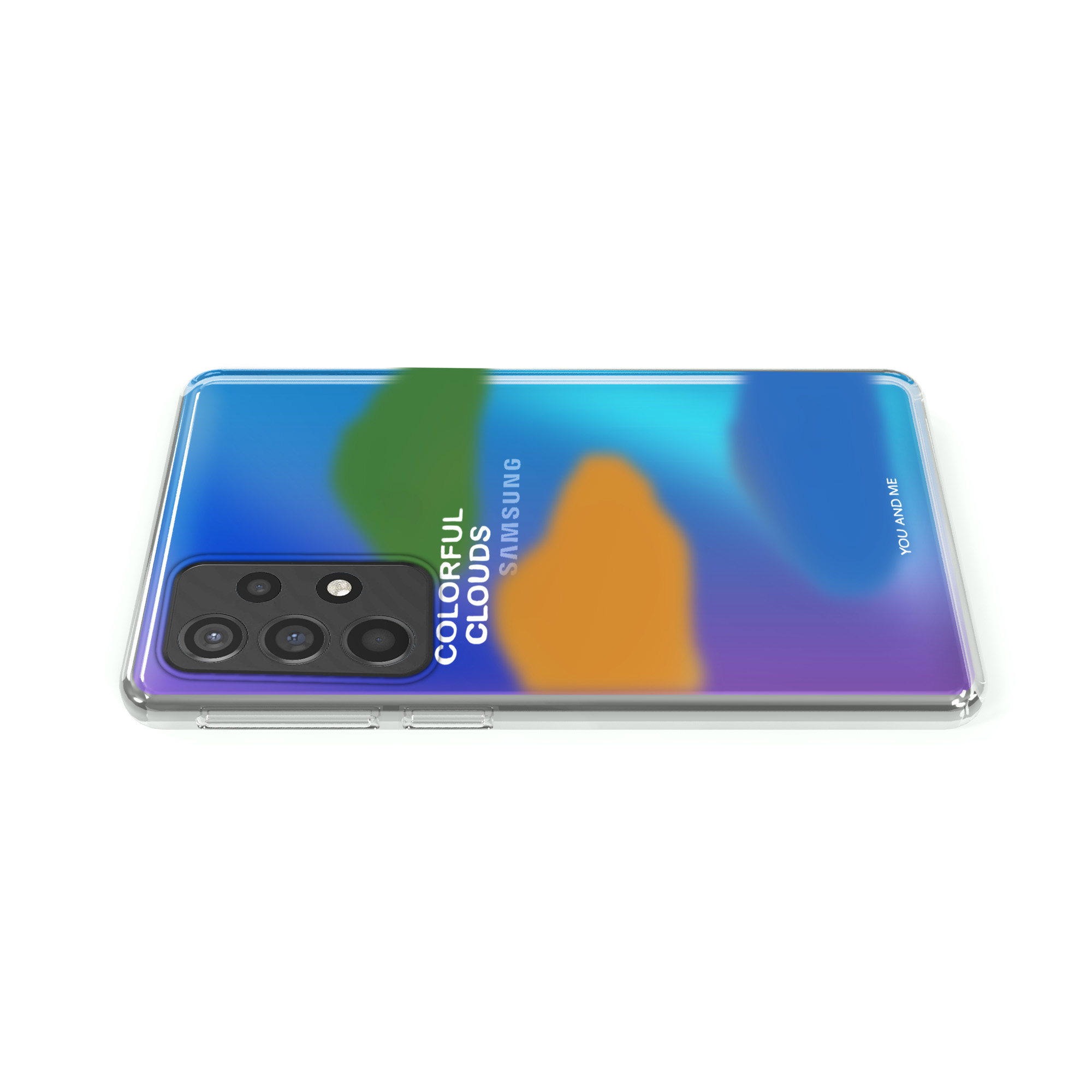 کاور لاین کینگ مدل هولوگرامی ابر3رنگ مناسب برای گوشی موبایل سامسونگ Galaxy A13 4G
