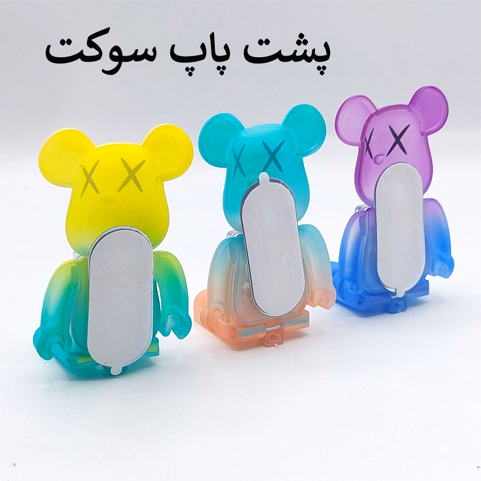 کاور لاین کینگ مدل تدی  النگویی مناسب برای گوشی موبایل شیائومی Mi 12T / 12T Pro به همراه پایه نگهدارنده و بند آویز