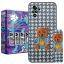 کاور لاین کینگ مدل پارچه ای 3D مناسب برای گوشی موبایل شیائومی Redmi Note10/10S به همراه پایه نگهدارنده