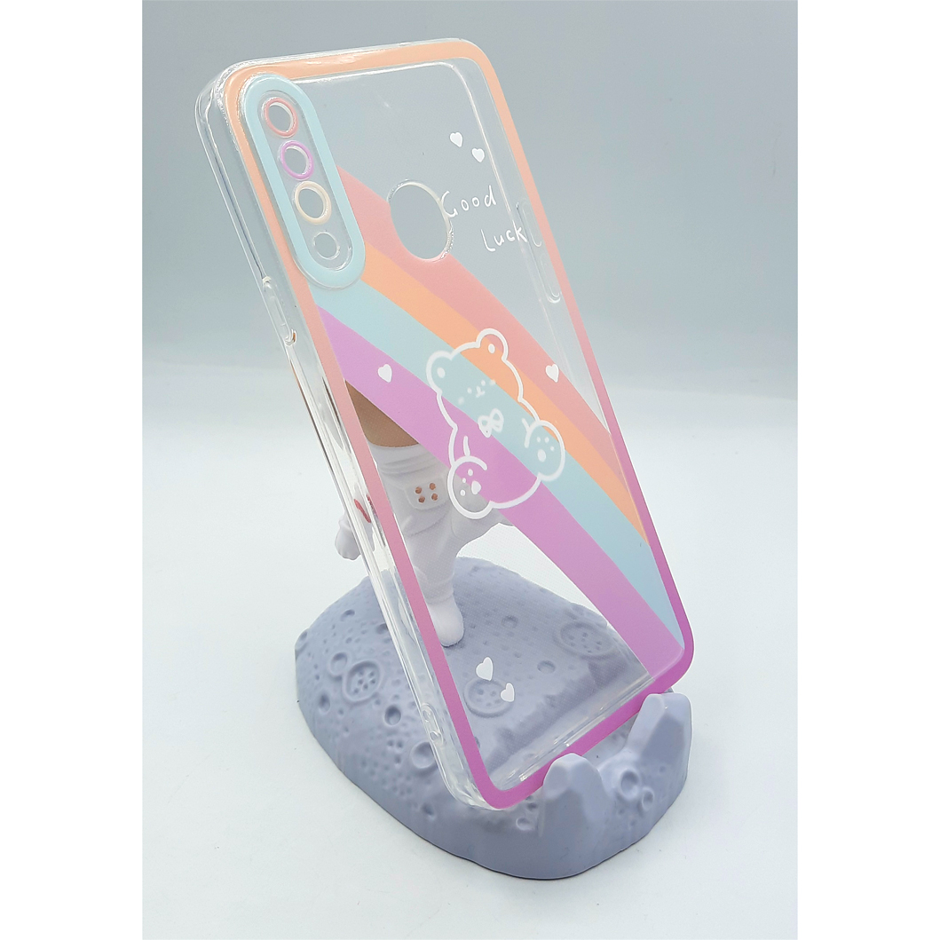 کاور لاین کینگ مدل خرس رنگین کمانی مناسب برای گوشی موبایل  سامسونگ Galaxy A20s