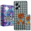 کاور لاین کینگ مدل طرح پارچه ای 3D مناسب برای گوشی موبایل شیائومی Redmi Note 12 Pro (5G)  به همراه پایه نگهدارنده