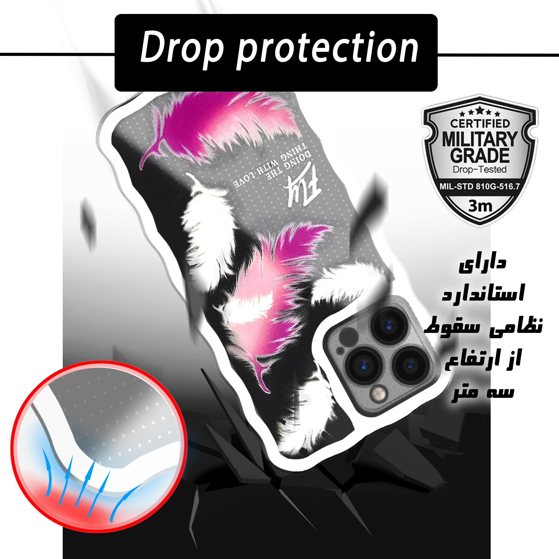 کاور کینگ پاور مدل پر مناسب برای گوشی موبایل اپل IPhone 13 pro Max