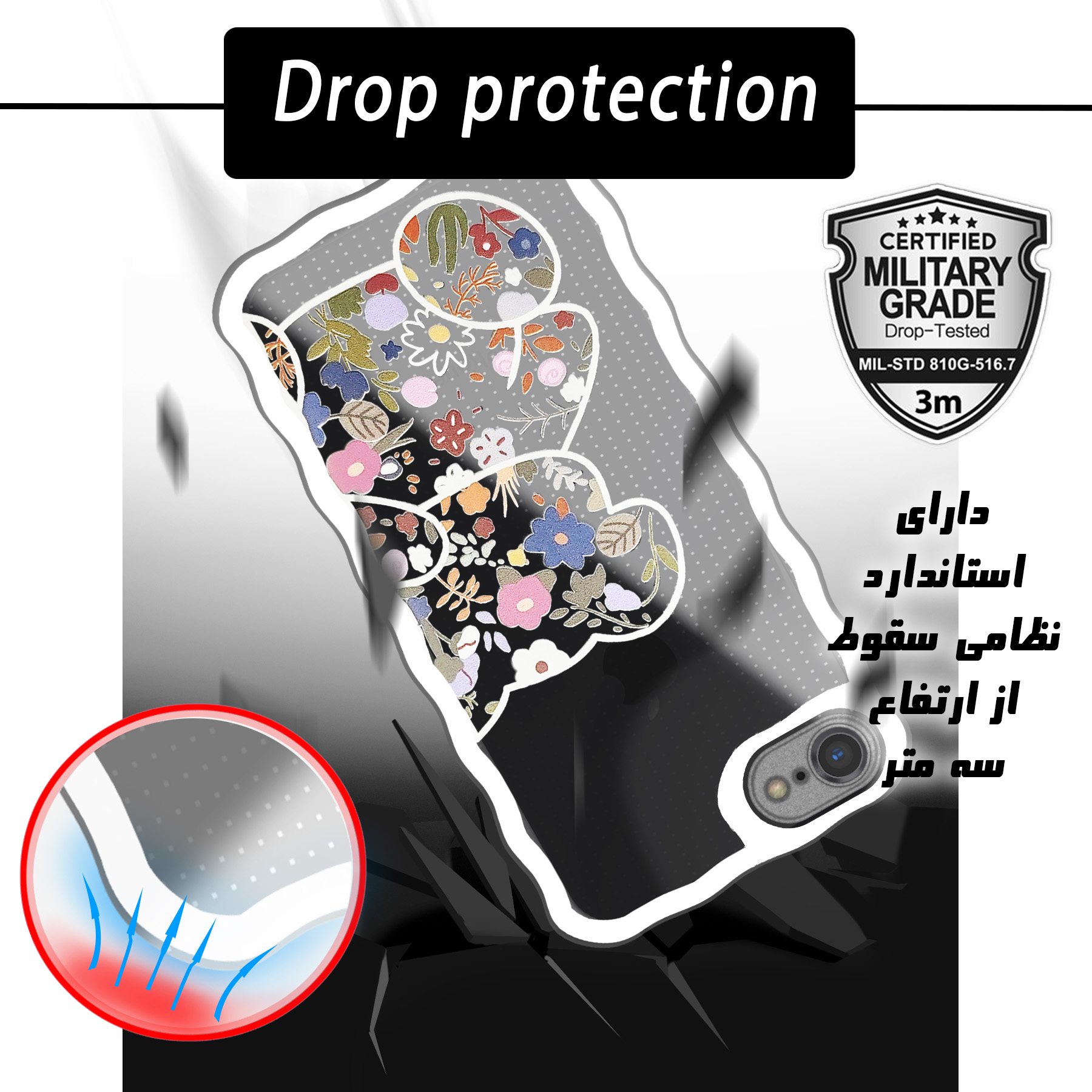 کاور کینگ پاور مدل khersmojdar مناسب برای گوشی موبایل  اپل iPhone 7/8